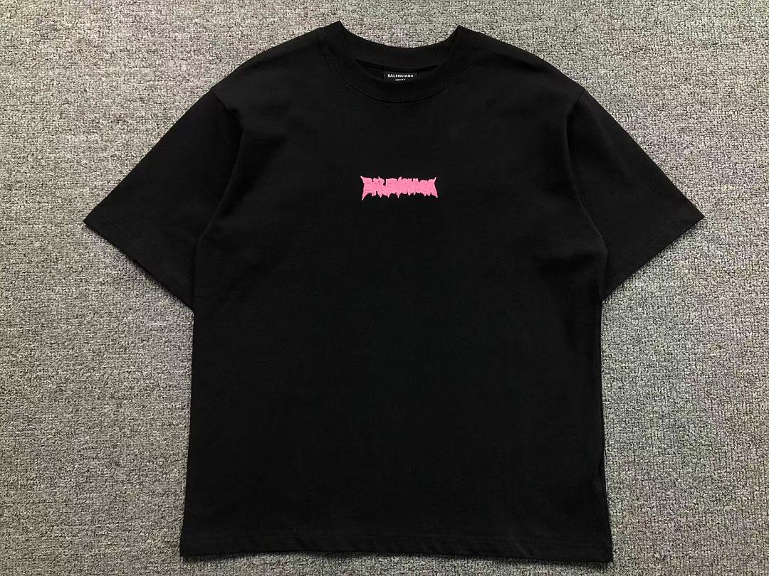 Balenciaga 118 B⭐L⭐⭐⭐IA⭐A T-SHIRT 125131560 (Im 170Cm 60Kg I Wear Size S In The Phot) - Image 5