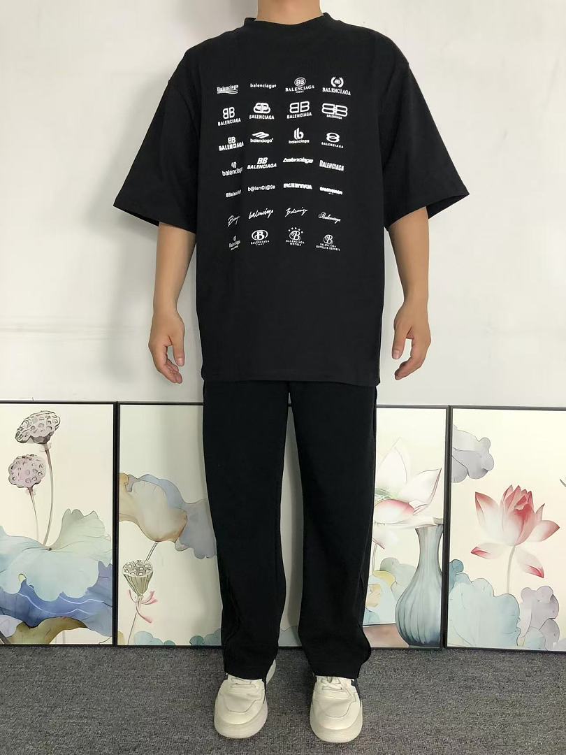 Balenciaga 125 B⭐L⭐⭐⭐IA⭐A T-SHIRT 42042406163 (Im 170Cm 60Kg I Wear Size XS In The Phot) - Image 3