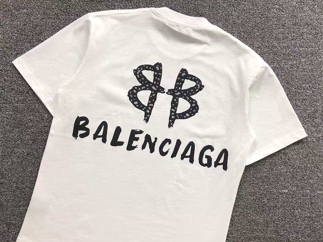 Balenciaga 115 B⭐L⭐⭐⭐IA⭐A T-SHIRT 3103235120 (Im 170Cm 60Kg I Wear Size S In The Phot) - Image 14