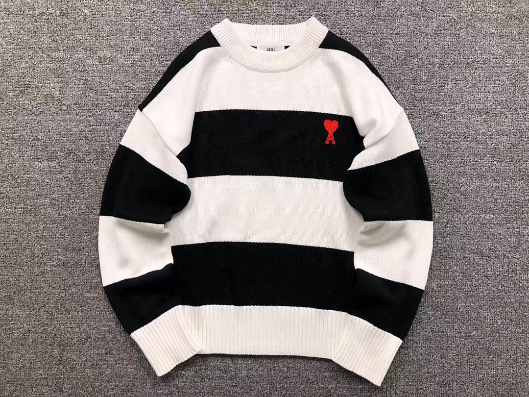 AMI 178 AMI SWEATER 4106262377 (Im 170Cm 60Kg I Wear Size S In The Phot) - Image 9