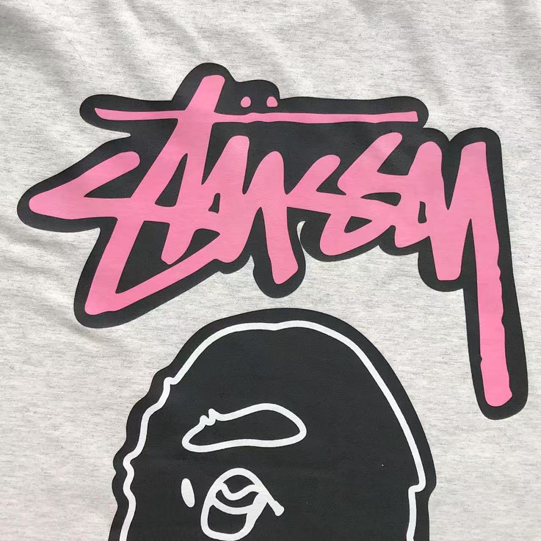 Bape 78 BAPE STUSSY T-SHIRT 1102091542 (Im 170Cm 55Kg I Wear Size S In The Phot) - Image 23