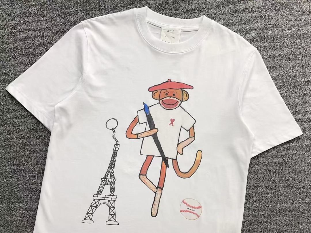 AMI 85 AMI T-SHIRT 413122179 (Im 170Cm 60Kg I Wear Size S In The Phot) - Image 17
