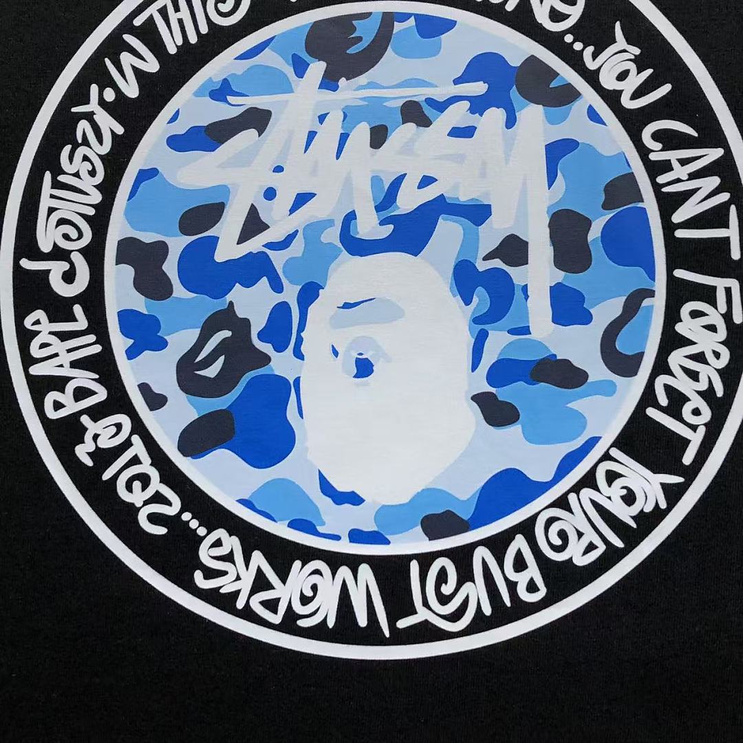 Bape 85 BAPE STUSSY T-SHIRT 124230431 (Im 170Cm 60Kg I Wear Size M In The Phot) - Image 12