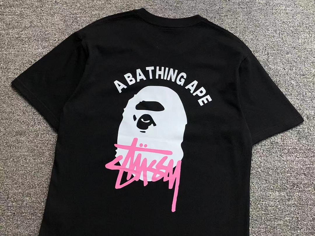 Bape 85 BAPE STUSSY T-SHIRT 3111050321 (Im 170Cm 60Kg I Wear Size M In The Phot) - Image 8