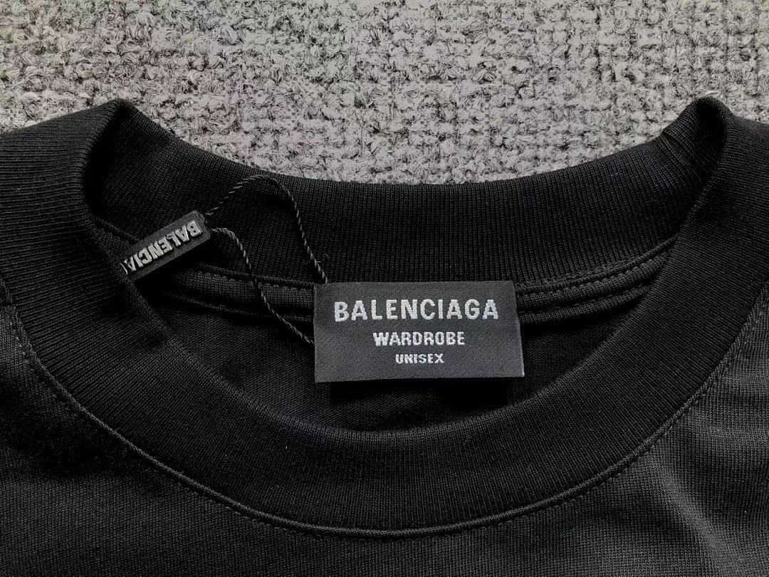 Balenciaga 128 B⭐L⭐⭐⭐IA⭐A T-SHIRT 3203054721 (Im 170Cm 60Kg I Wear Size M In The Phot) - Image 15