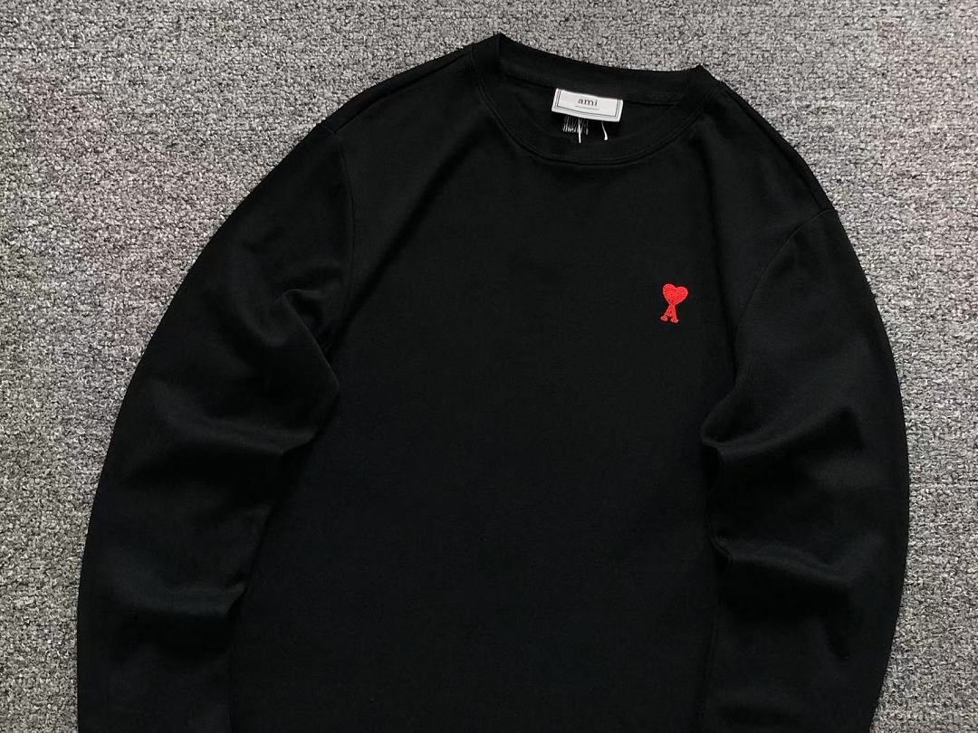 AMI 105 AMI LONG SLEEVED 3208070603 (Im 170Cm 60Kg I Wear Size L In The Phot) - Image 19