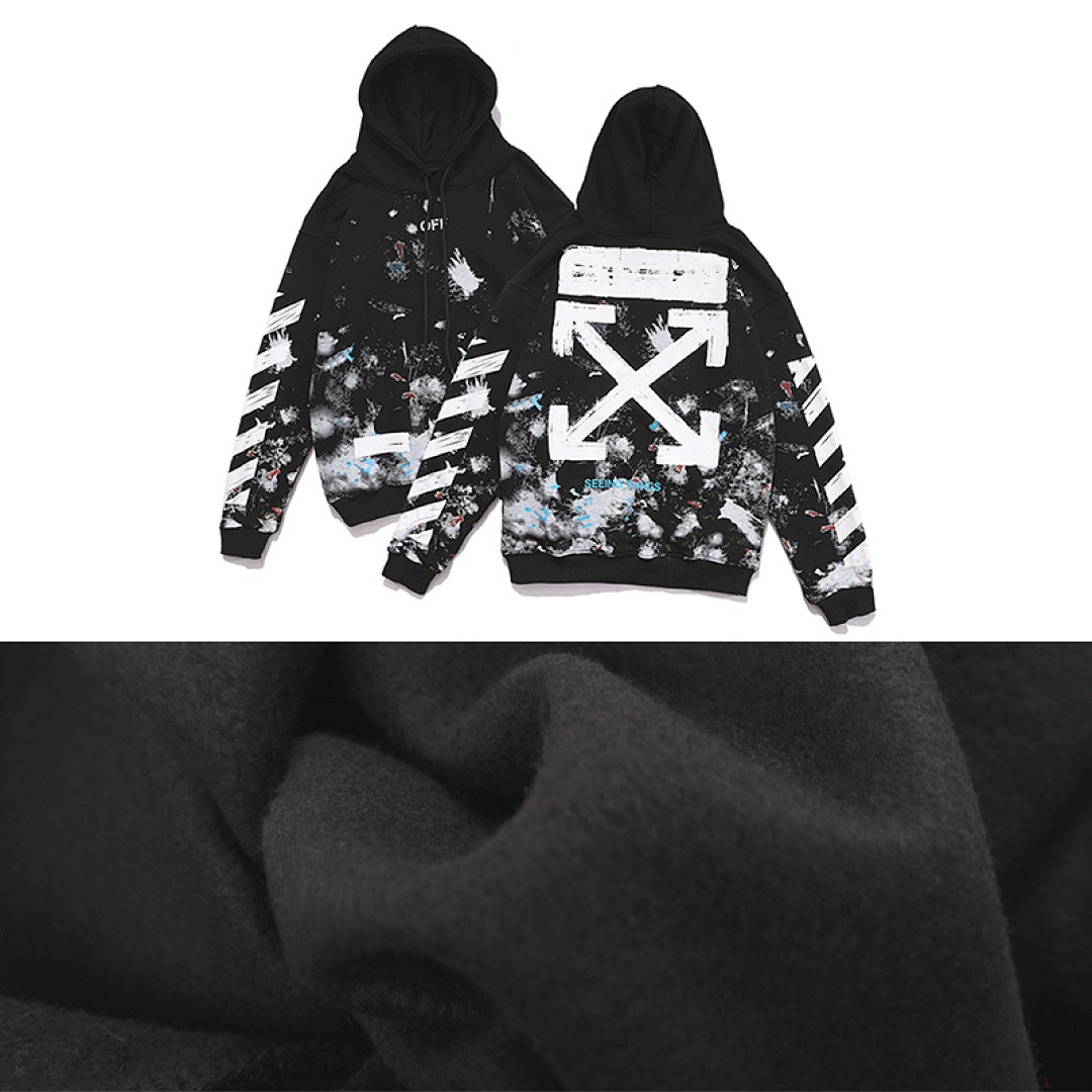 Off-White 116 OFF-WHITE (WHITE HOODIE) - Image 3