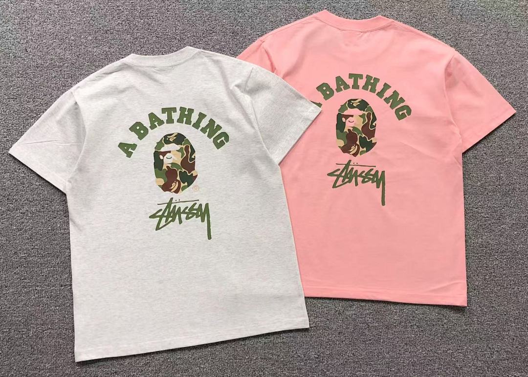 Bape 78 BAPE STUSSY T-SHIRT - Image 3