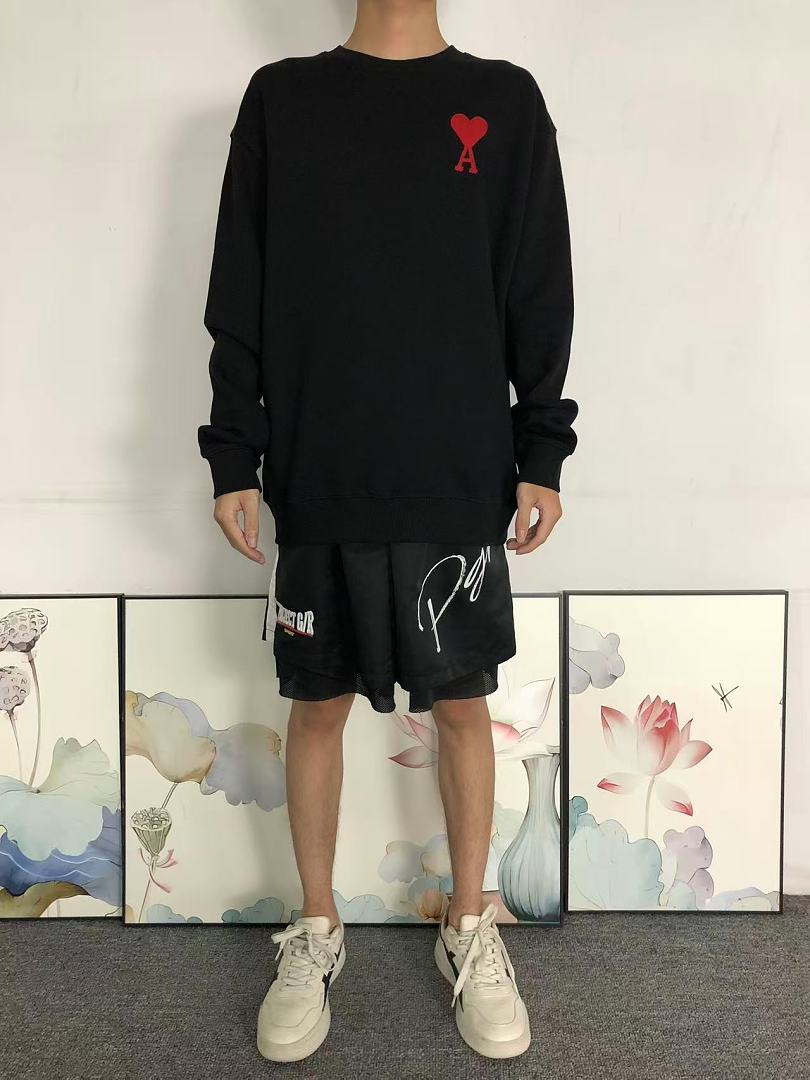 AMI 175 AMI HOODIE 22082704001 (Im 170Cm 60Kg I Wear Size M In The Phot) - Image 4