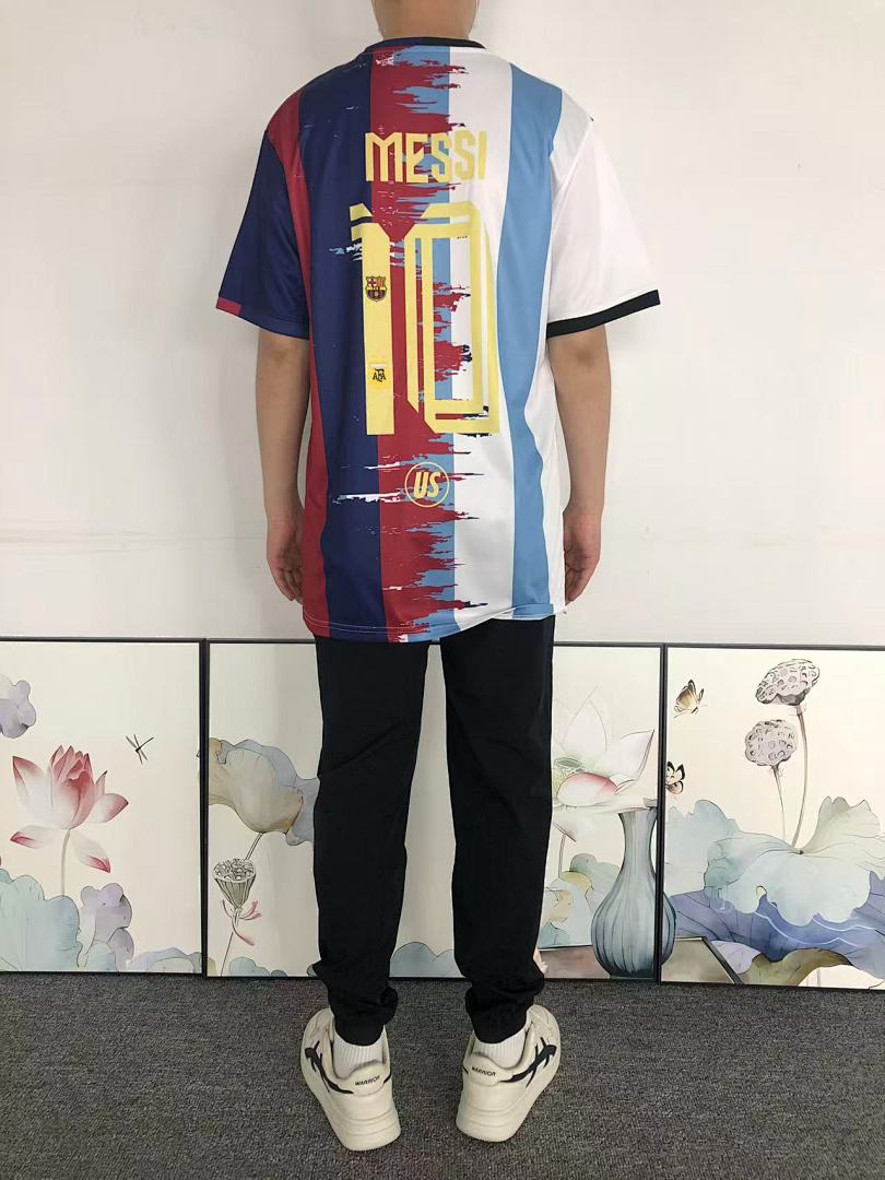 Unbranded 78 FOOTBALL T-SHIRT 310523110 Im 170Cm 60Kg I Wear Size L In The Phot) - Image 4