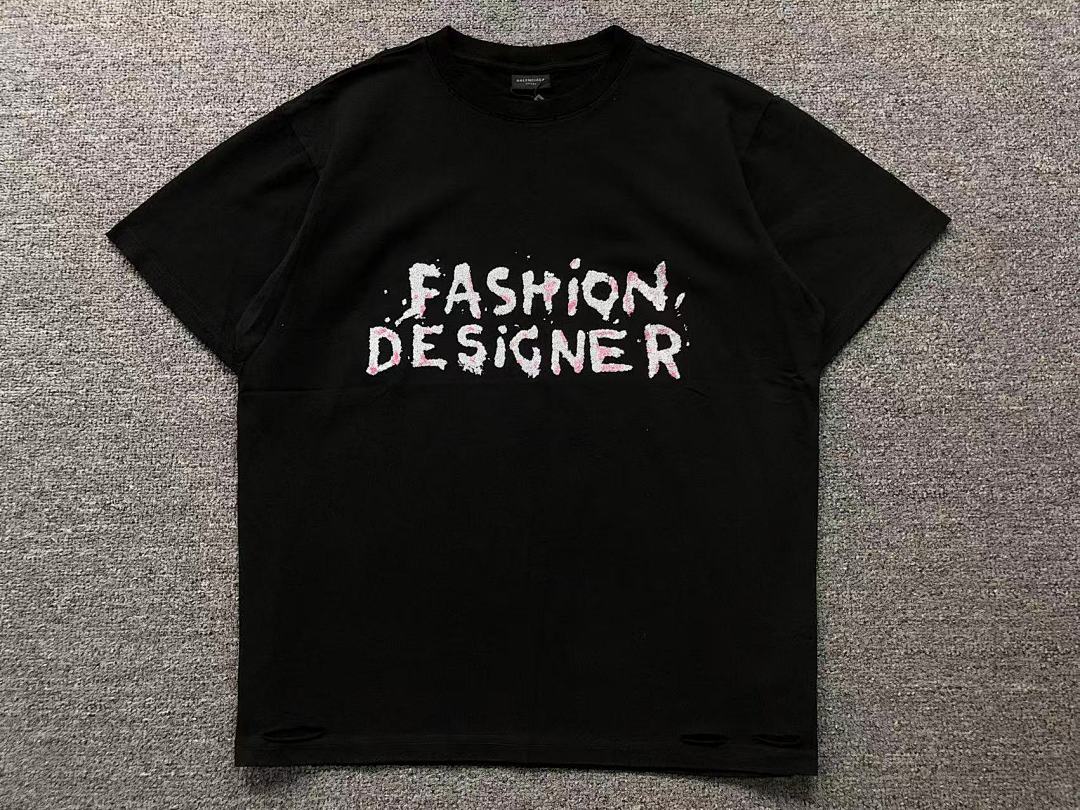 Balenciaga 98 B⭐L⭐⭐⭐IA⭐A T-SHIRT 5212125136 (Im 170Cm 60Kg I Wear Size S In The Phot) - Image 5