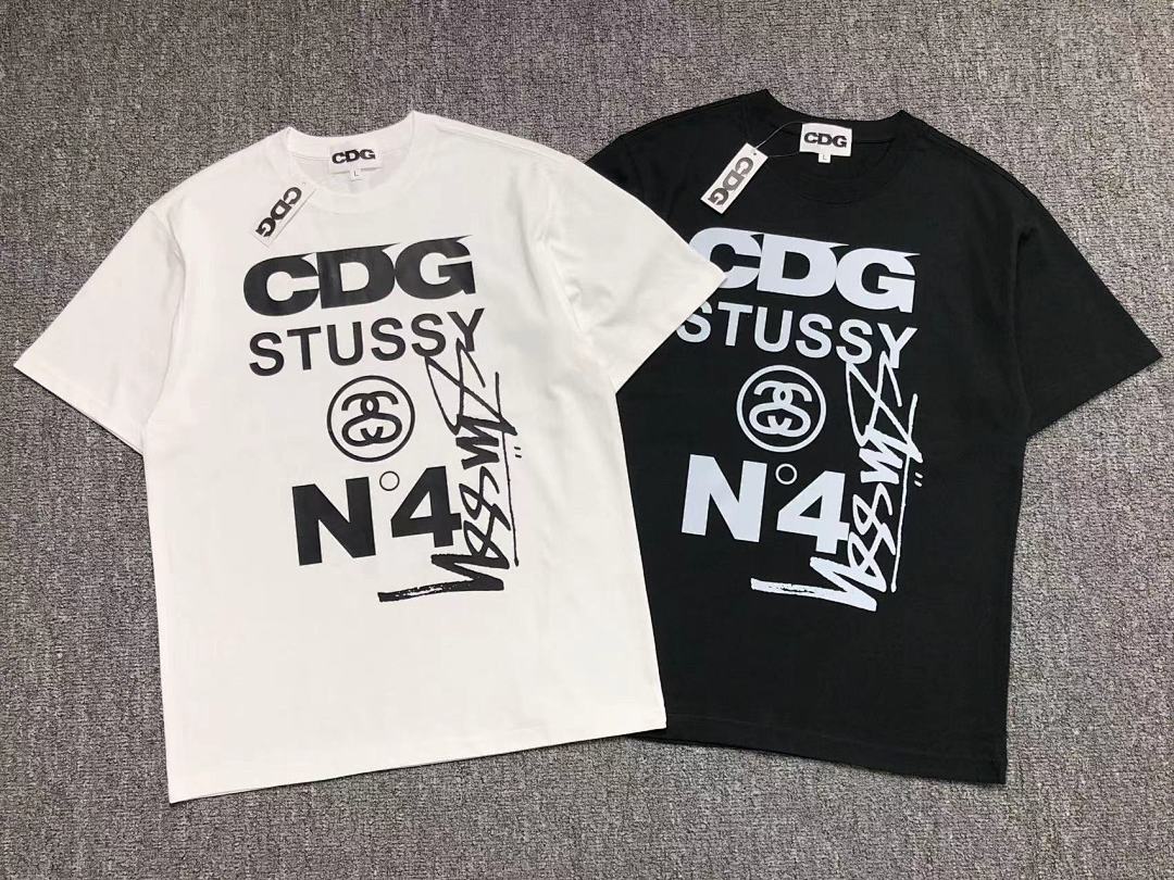 Comme des Garcons 108 CDG STUSSY T-SHIRT - Image 3
