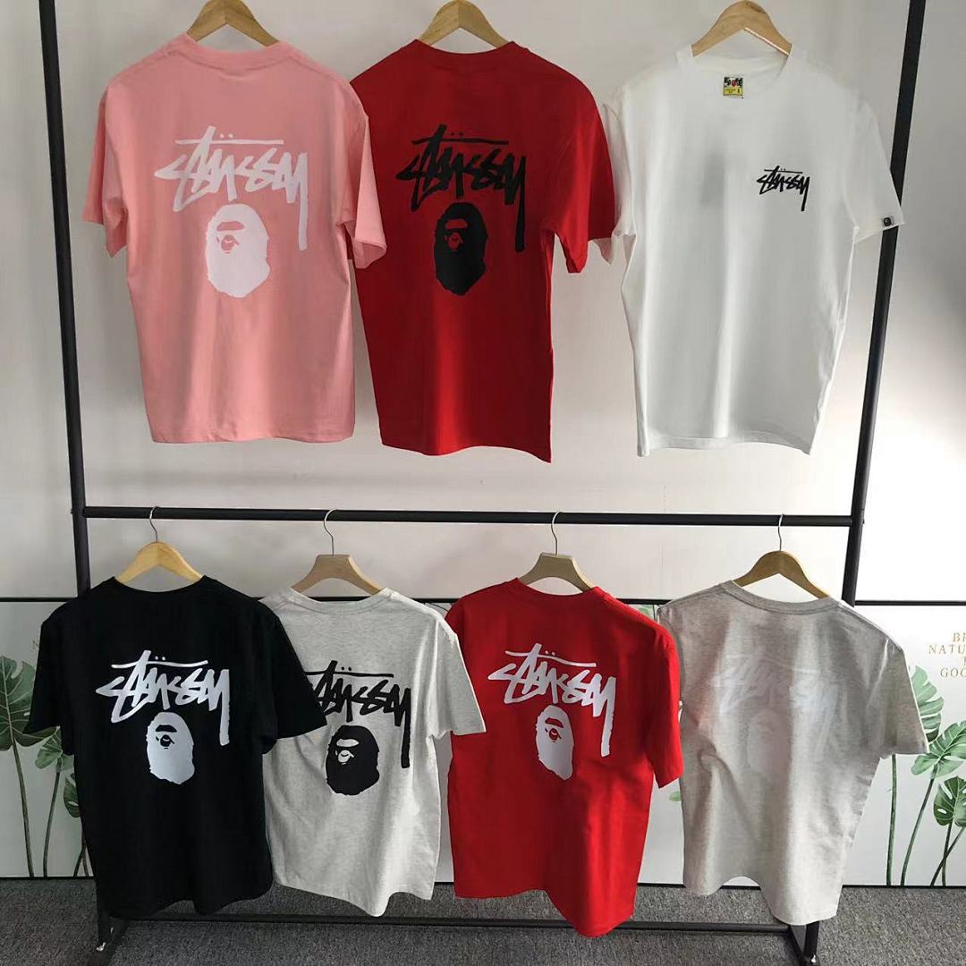 Bape 79 BAPE STUSSY T-SHIRT 411183442 (Im 170Cm 57Kg I Wear Size S In The Phot) - Image 45