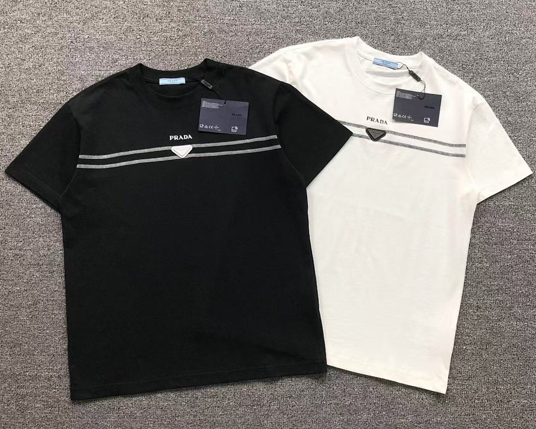 Prada 118 P⭐A⭐A T-SHIRT 3203200321 (Im 170Cm 60Kg I Wear Size L In The Phot) - Image 5