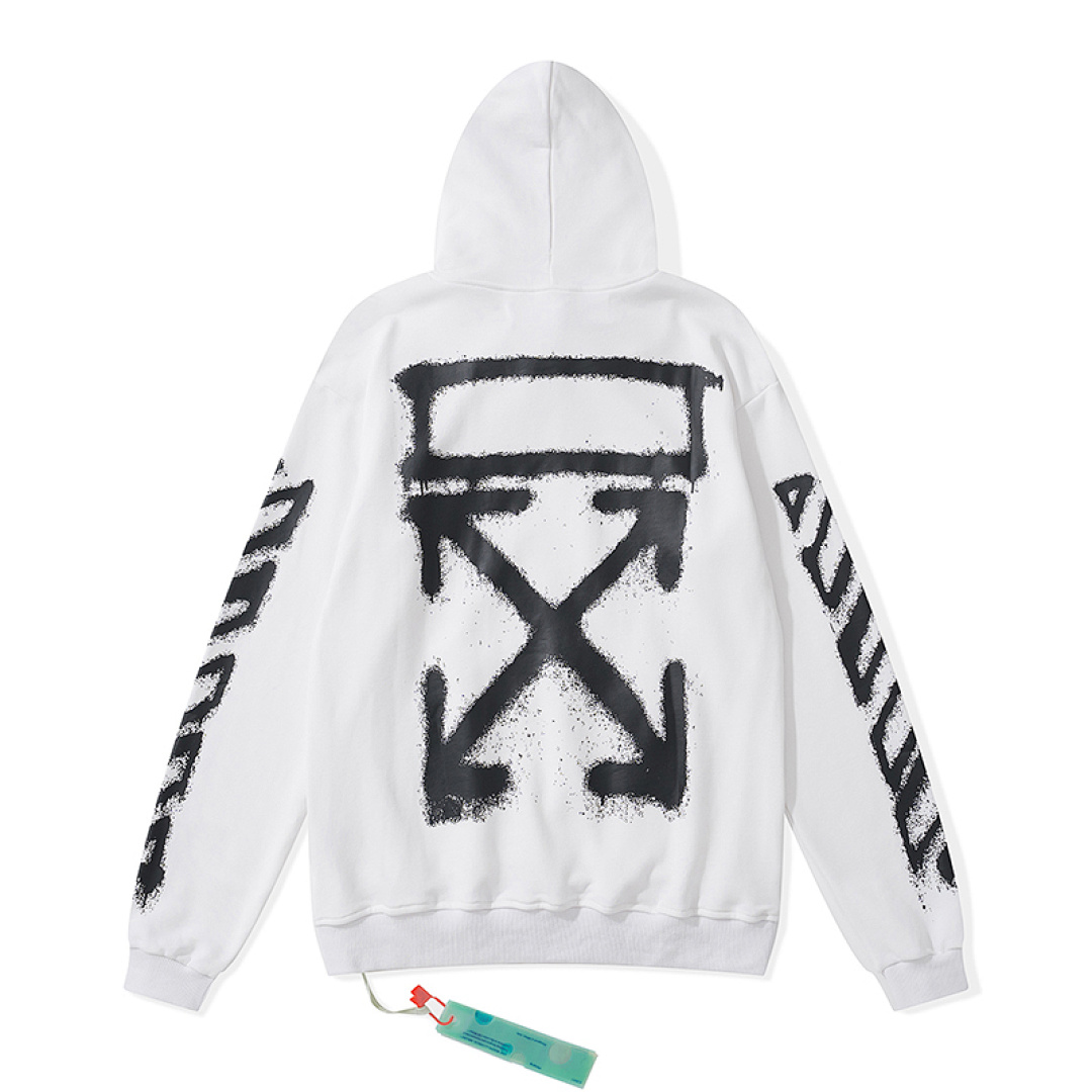 Off-White 109 OFF-WHITE (WHITE HOODIE) - Image 5