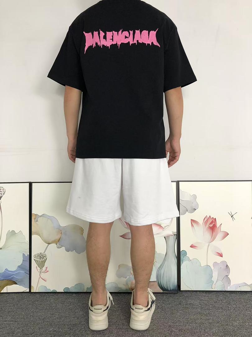 Balenciaga 118 B⭐L⭐⭐⭐IA⭐A T-SHIRT 125131560 (Im 170Cm 60Kg I Wear Size S In The Phot) - Image 4
