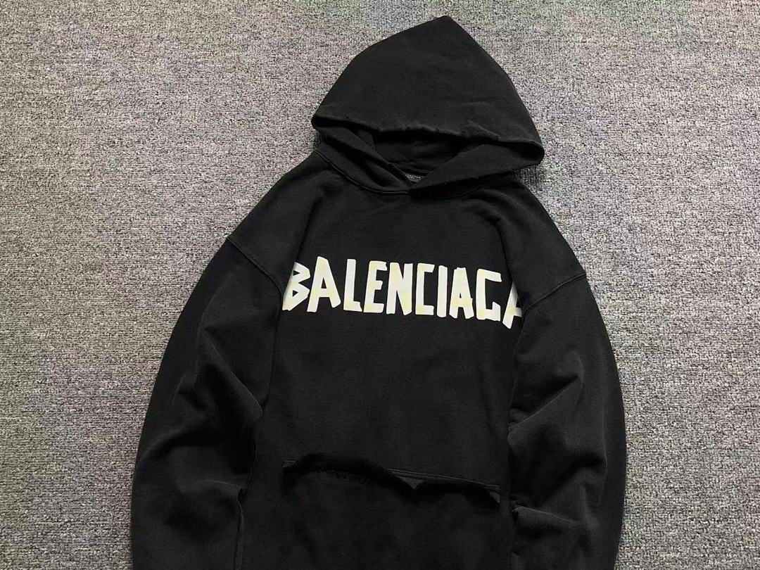 Balenciaga 225 B⭐L⭐⭐⭐IA⭐A HOODIE 5101172136 (Im 170Cm 60Kg I Wear Size S In The Phot) - Image 19