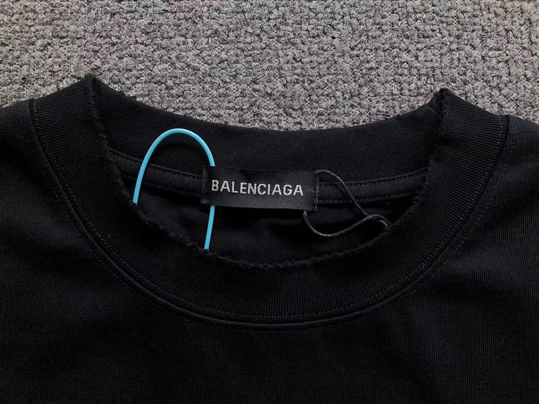 Balenciaga 128 B⭐L⭐⭐⭐IA⭐A T-SHIRT 3203213421 (Im 170Cm 60Kg I Wear Size L In The Phot) - Image 17