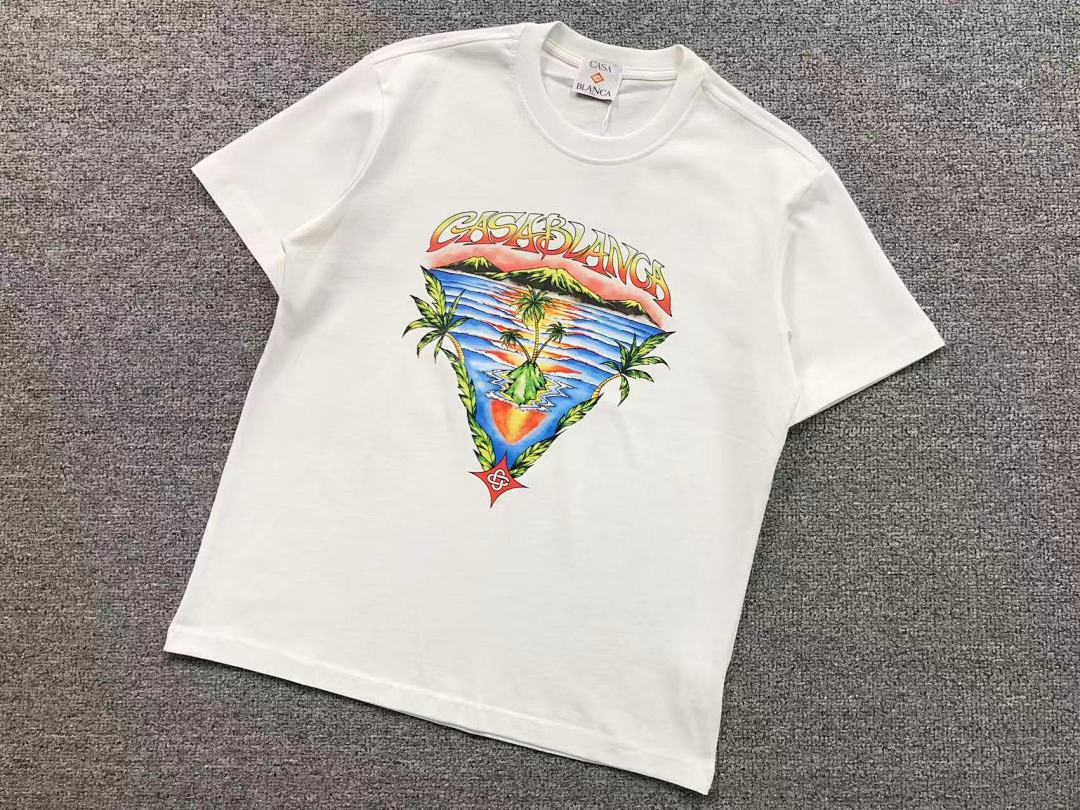 Casablanca 85 CASABLANCA T-SHIRT 1112260532 (Im 170Cm 60Kg I Wear Size M In The Phot) - Image 8