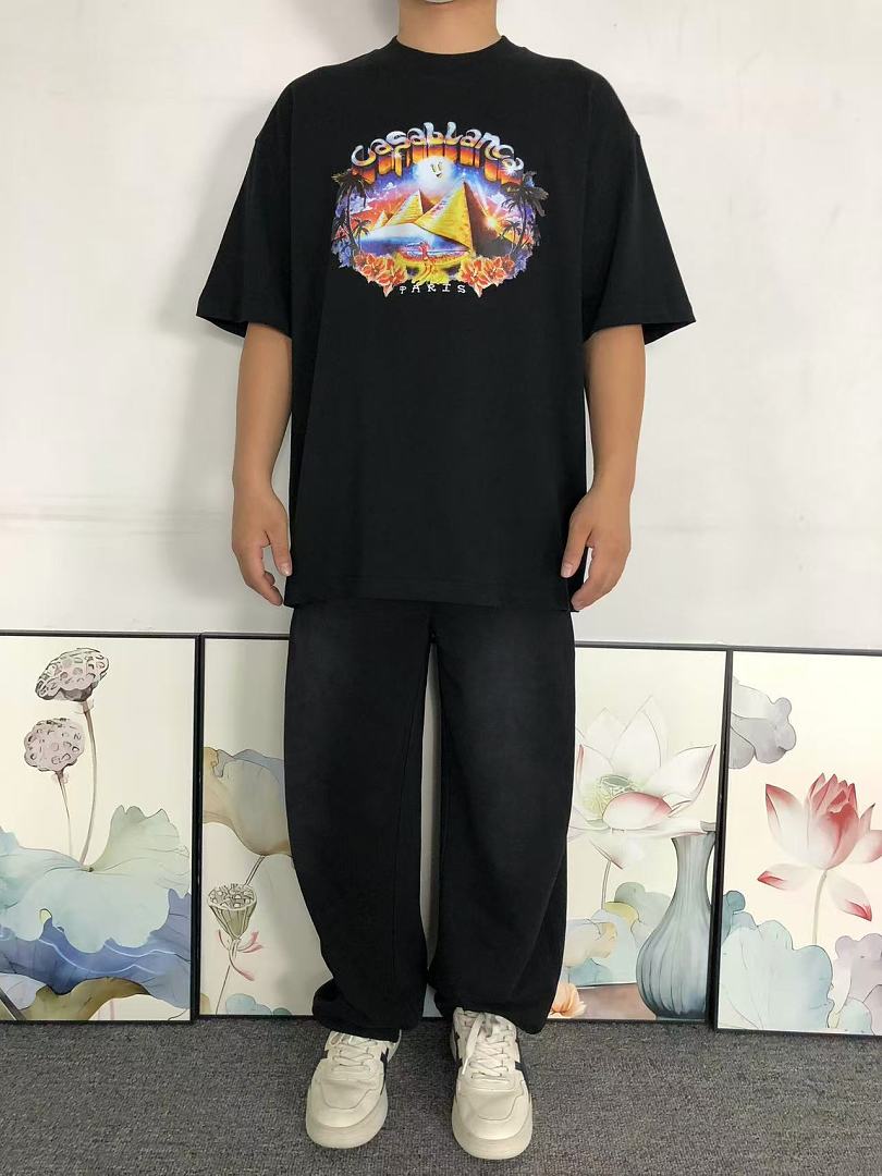 Casablanca 105 CASABLANCA T-SHIRT 52071805127 (Im 170Cm 60Kg I Wear Size L In The Phot) - Image 3