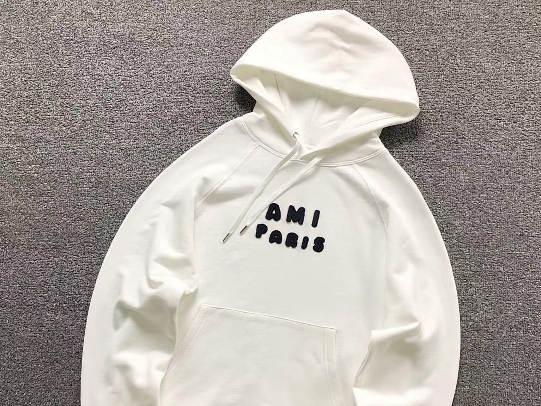 AMI 125 AMI HOODIE 57281388 (Im 170Cm 60Kg I Wear Size M In The Phot) - Image 8