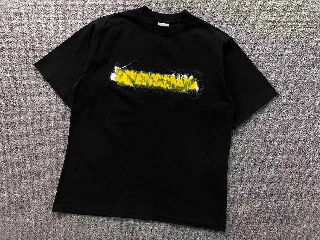 Balenciaga 128 B⭐L⭐⭐⭐IA⭐A T-SHIRT 42060509163 (Im 170Cm 60Kg I Wear Size XS In The Phot) - Image 6