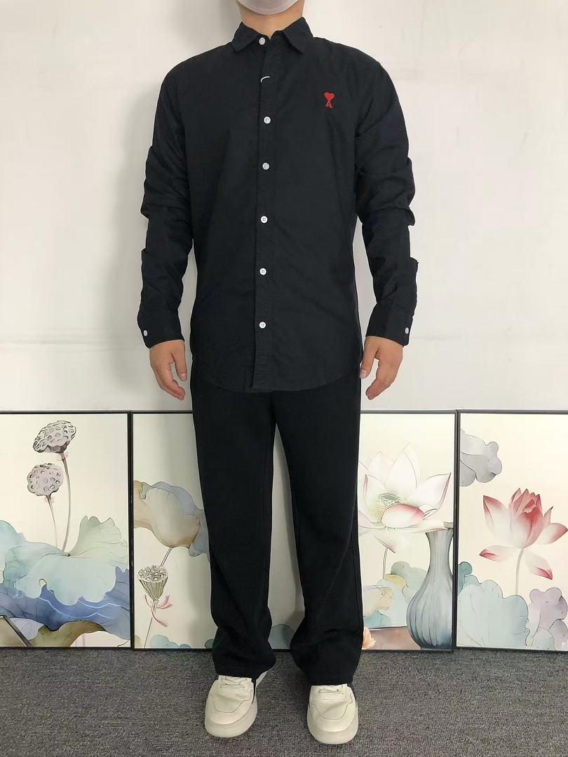 AMI 128 AMI SHIRT 5251603147 (Im 170Cm 60Kg I Wear Size L In The Phot) - Image 3