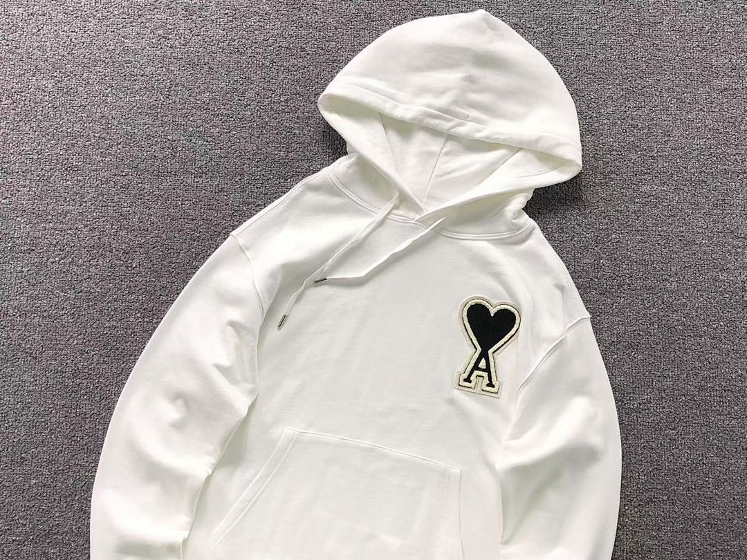 AMI 125 AMI HOODIE 57280488 (Im 170Cm 60Kg I Wear Size M In The Phot) - Image 11