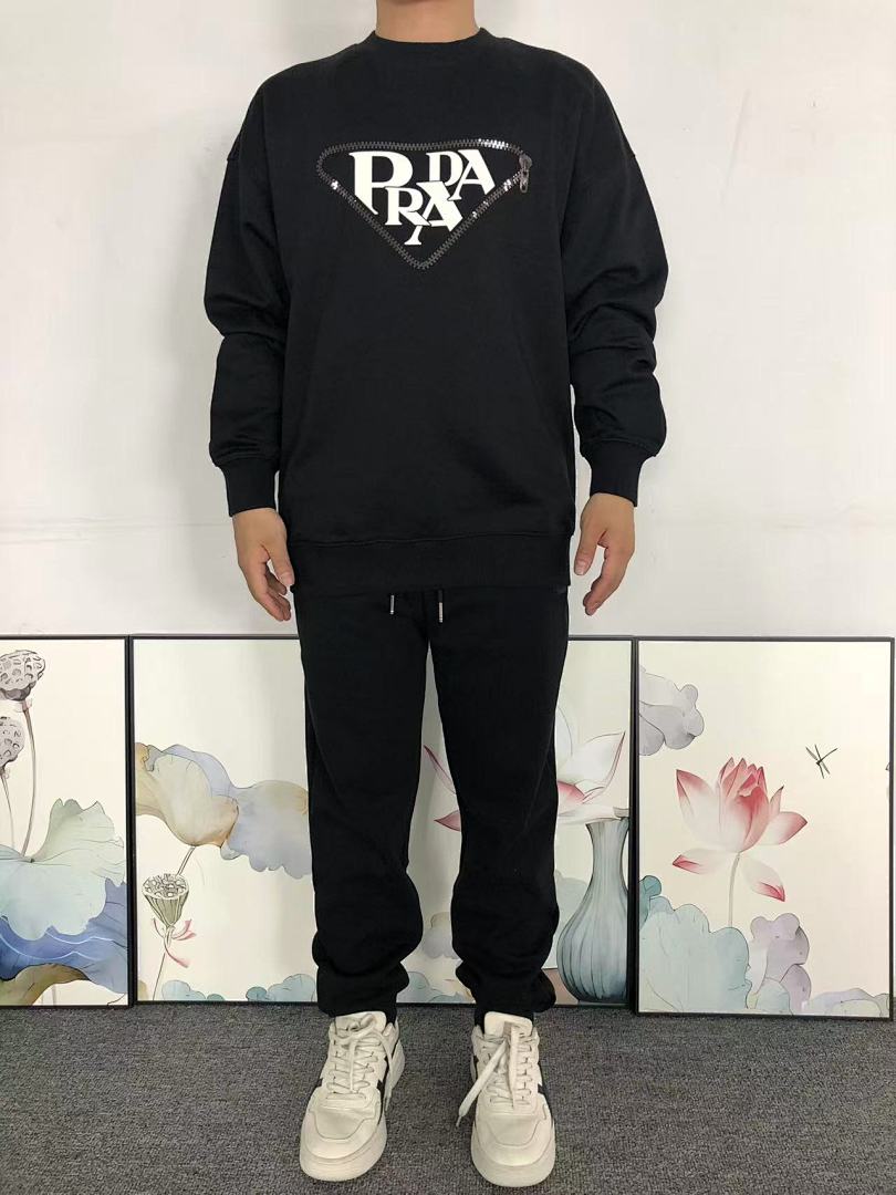Prada 165 P⭐A⭐A HOODIE 5111413147 (Im 170Cm 60Kg I Wear Size M In The Phot) - Image 3