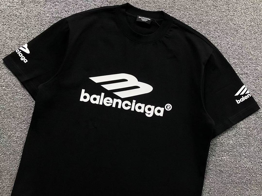 Balenciaga 165 B⭐L⭐⭐⭐IA⭐A T-SHIRT 2203181705 (Im 170Cm 60Kg I Wear Size M In The Phot) - Image 11