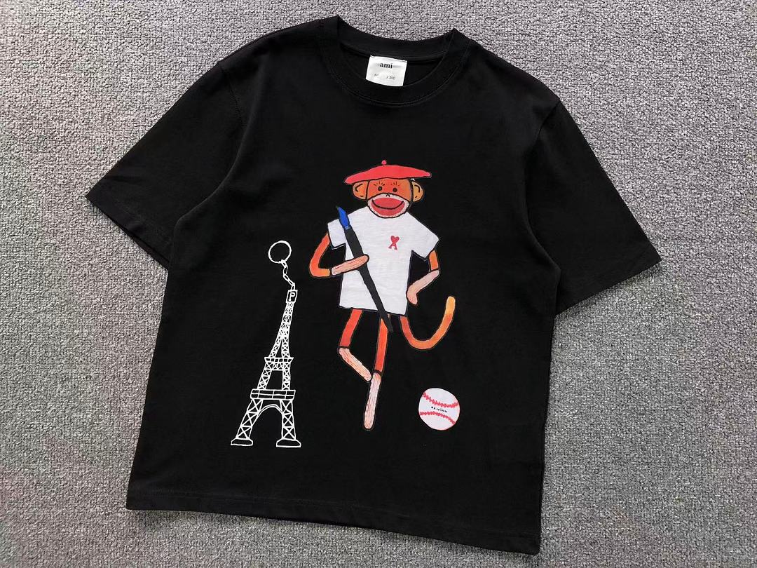 AMI 138 AMI T-SHIRT 22042344001 (Im 170Cm 60Kg I Wear Size S In The Phot) - Image 8
