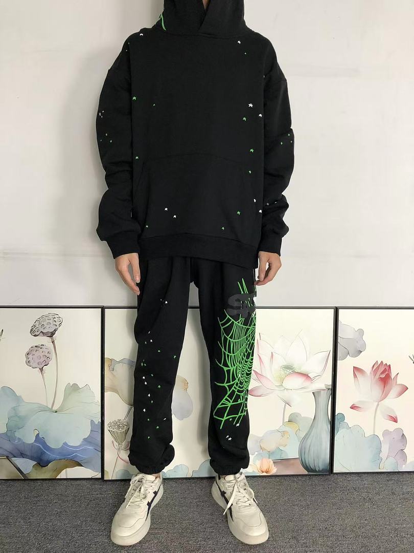 Sp5der TROUSERS SP5DER HOODIE - Image 4