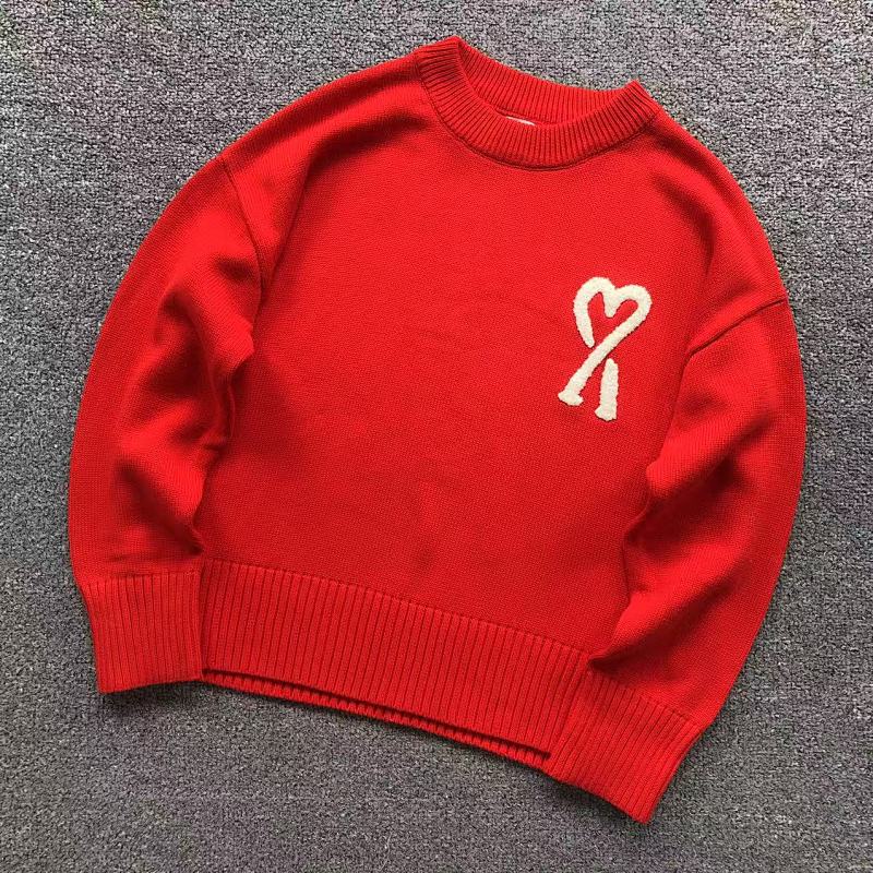 AMI 115 AMI SWEATER 412240679 (Im 170Cm 60Kg I Wear Size S In The Phot)