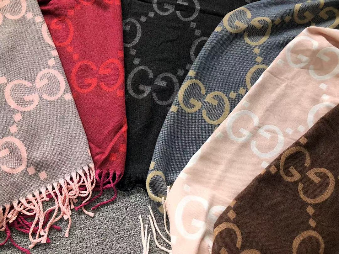 Gucci 98 G⭐C⭐I SCARF 581201102 (Long 180CM* Wide 65CM*) - Image 18