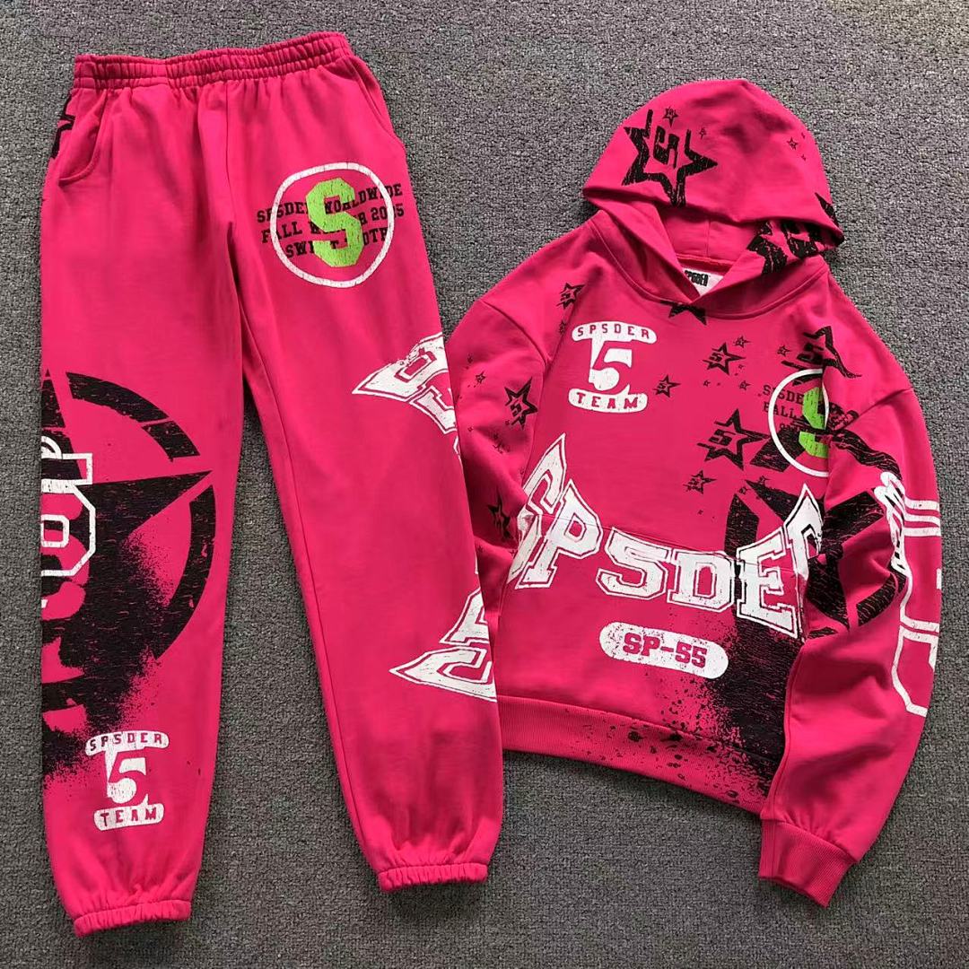 Sp5der TROUSERS 125 SP5DER HOODIE