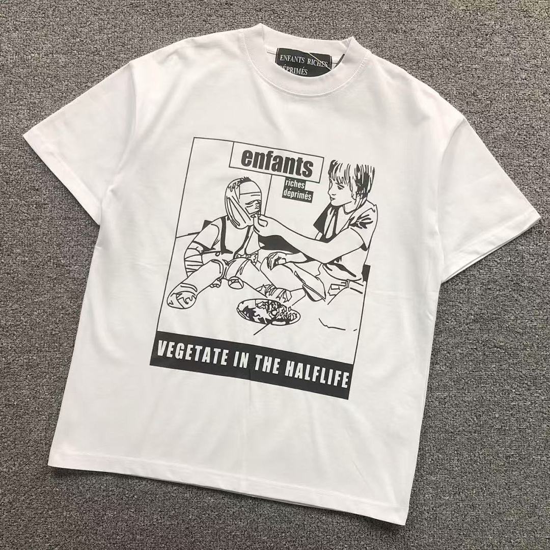 Chanel 85 ENFANTS RICHES DEPRIMES T-SHIRT 42012411162 (Im 170Cm 60Kg I Wear Size S In The Phot)