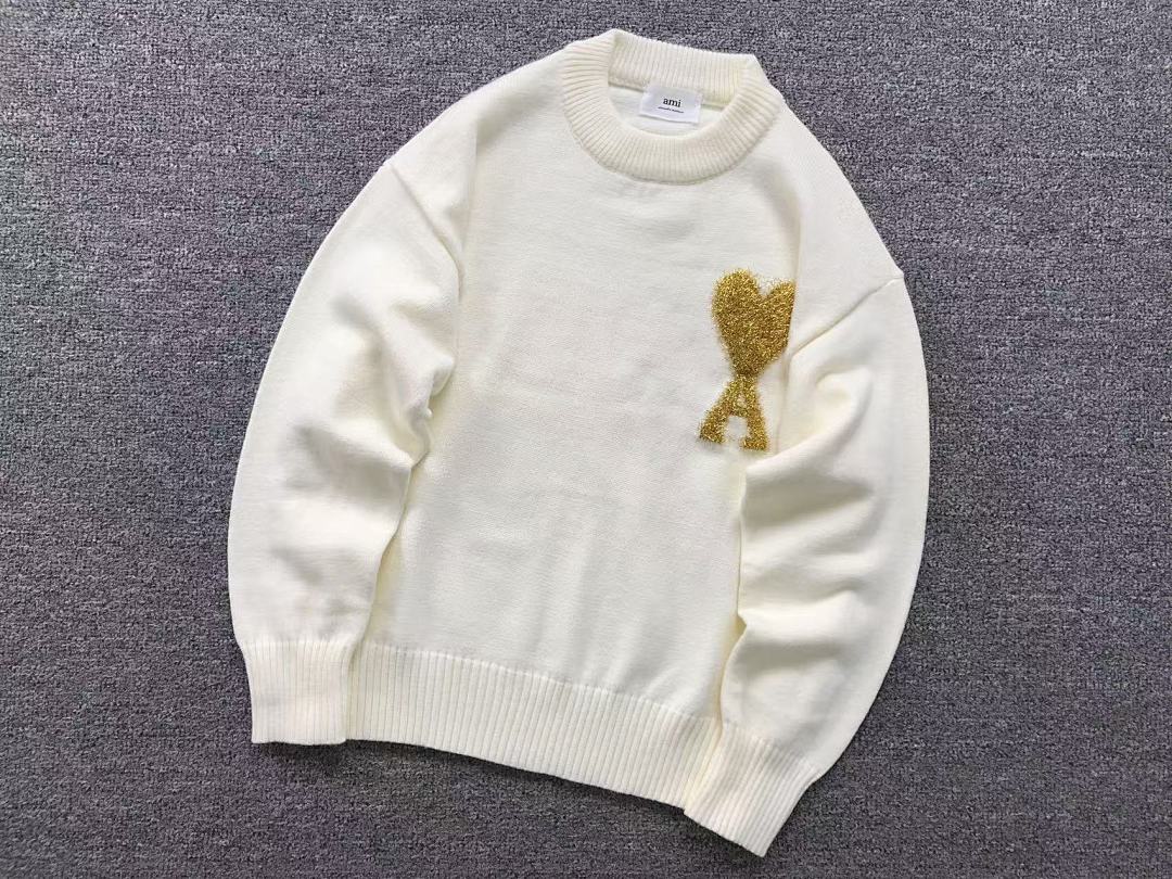 AMI 138 AMI SWEATER 112101117 (Im 170Cm 57Kg I Wear Size S In The Phot) - Image 8
