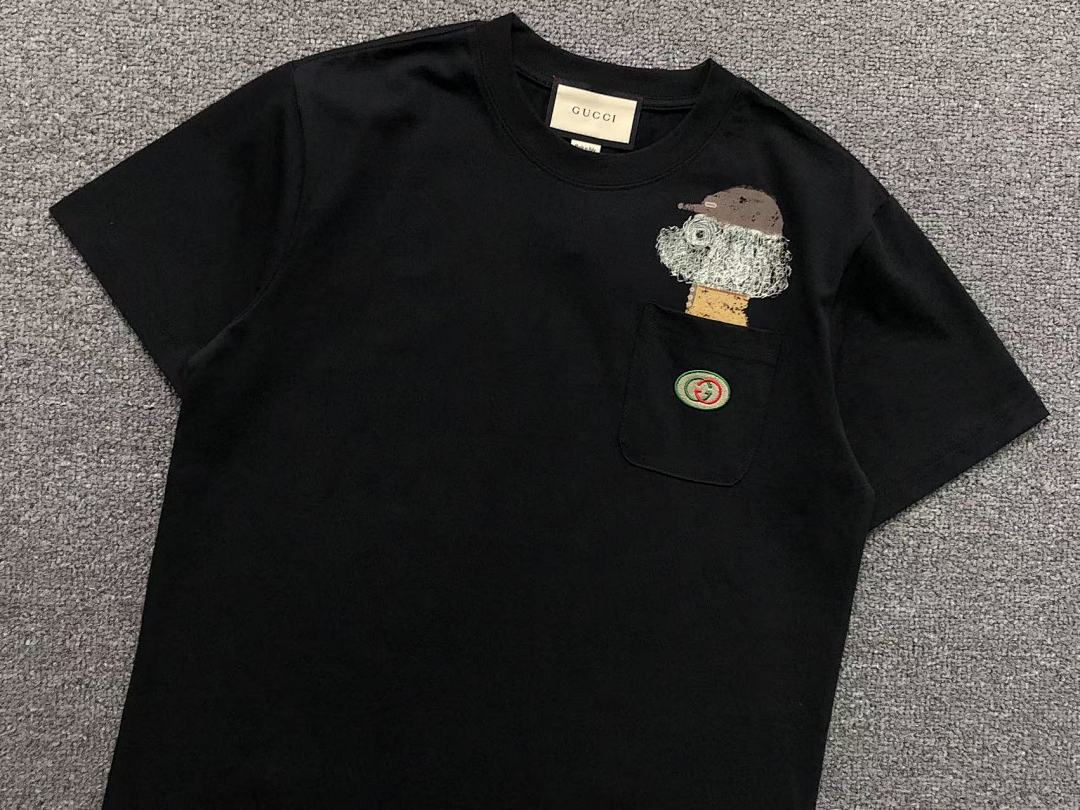 Gucci 125 G⭐C⭐I T-SHIRT 311211621 (Im 170Cm 57Kg I Wear Size XS In The Phot) - Image 11