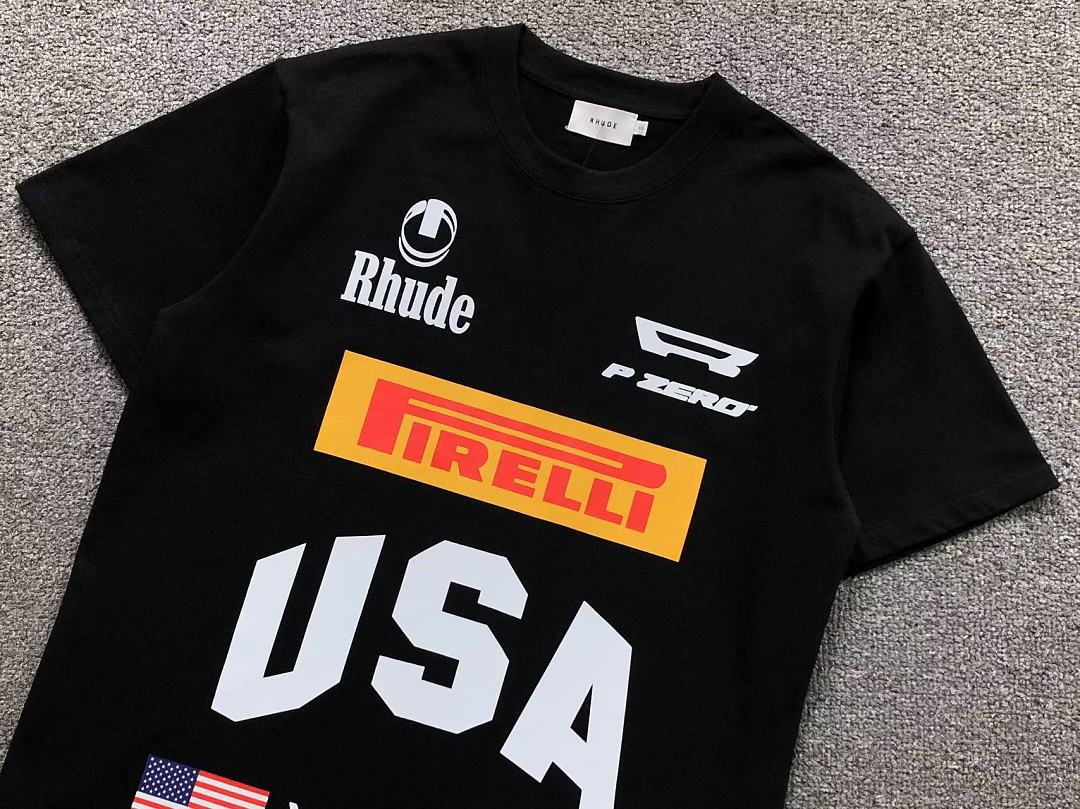 Rhude 95 RHUDE T-SHIRT 3204230221 (Im 170Cm 60Kg I Wear Size S In The Phot) - Image 9