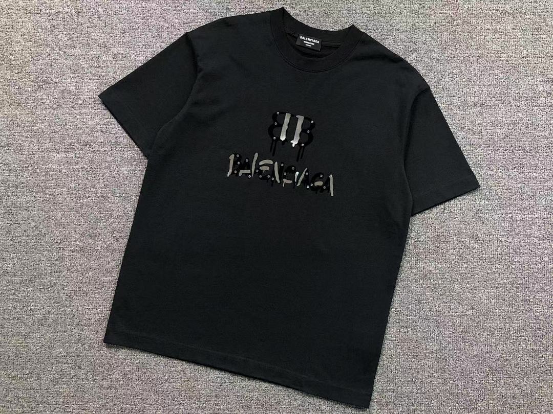 Balenciaga 115 B⭐L⭐⭐⭐IA⭐A T-SHIRT 3201300421 (Im 170Cm 60Kg I Wear Size M In The Phot) - Image 11