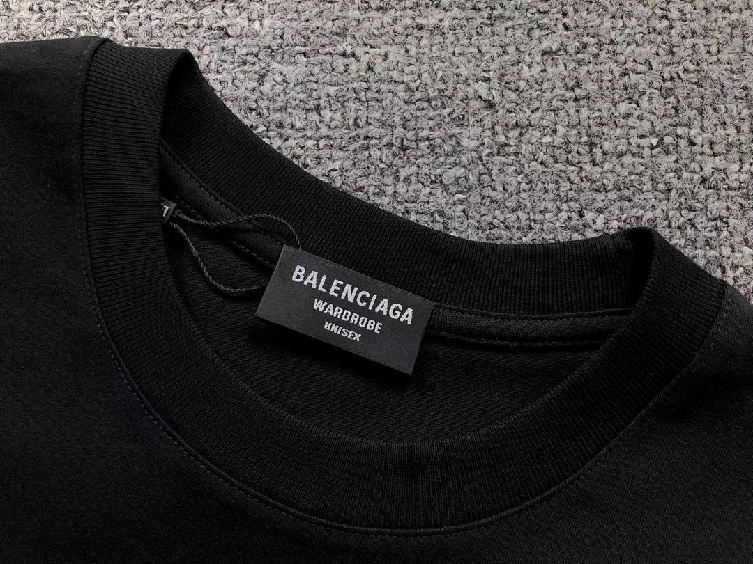 Balenciaga 128 B⭐L⭐⭐⭐IA⭐A T-SHIRT 411187701 (Im 170Cm 57Kg I Wear Size M In The Phot) - Image 17