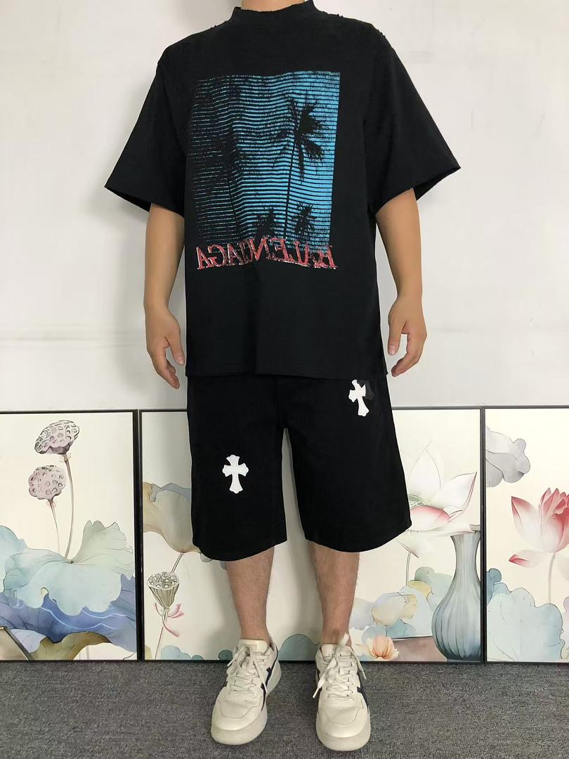 Balenciaga 128 B⭐L⭐⭐⭐IA⭐A T-SHIRT 42060512163 (Im 170Cm 60Kg I Wear Size XS In The Phot) - Image 3