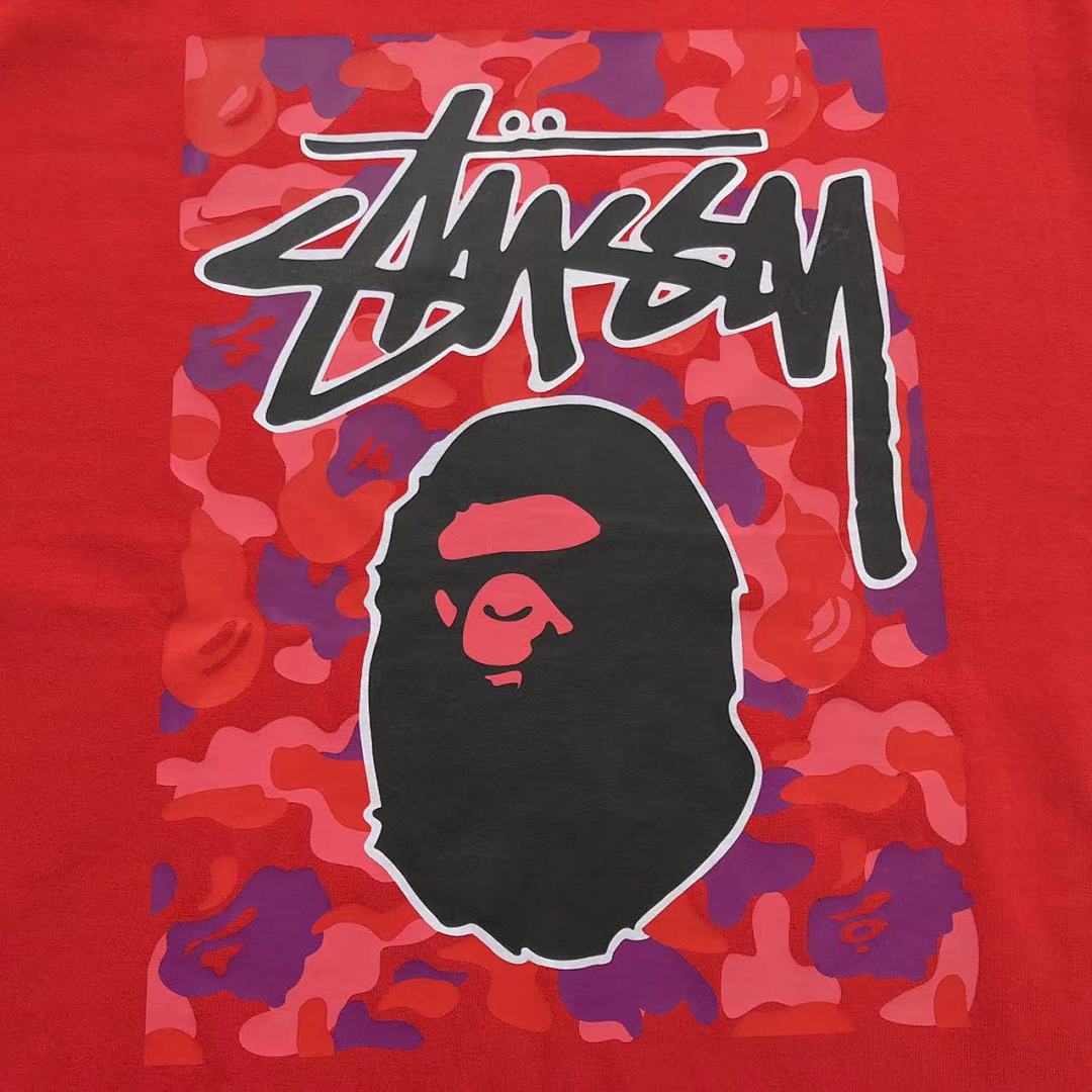 Bape 78 BAPE STUSSY T-SHIRT 1102090442 (Im 170Cm 55Kg I Wear Size S In The Phot) - Image 39