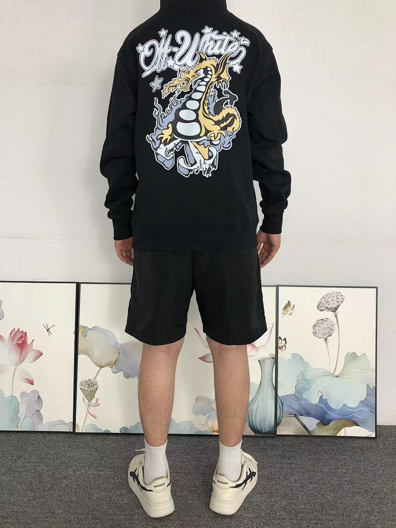 Off-White 158 OFF-WHITE HOODIE 3107101417 (Im 170Cm 60Kg I Wear Size S In The Phot) - Image 4