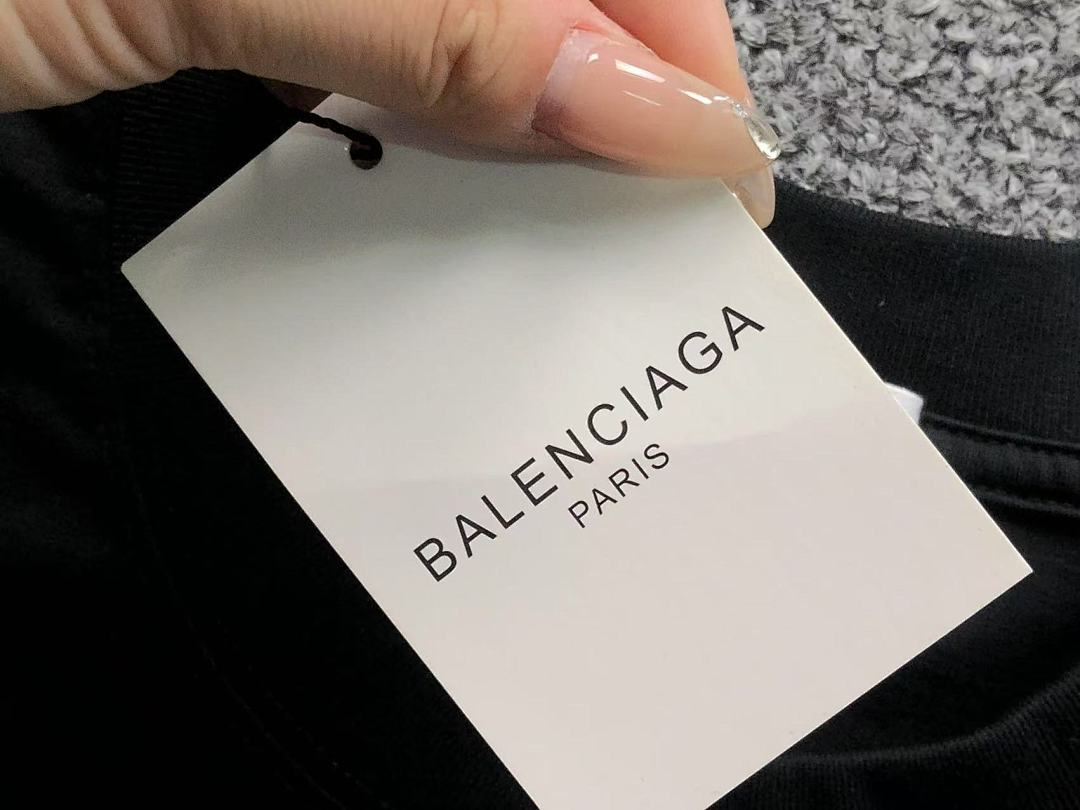 Balenciaga 115 B⭐L⭐⭐⭐IA⭐A T-SHIRT 57210170 (Im 170Cm 60Kg I Wear Size XL In The Phot) - Image 18