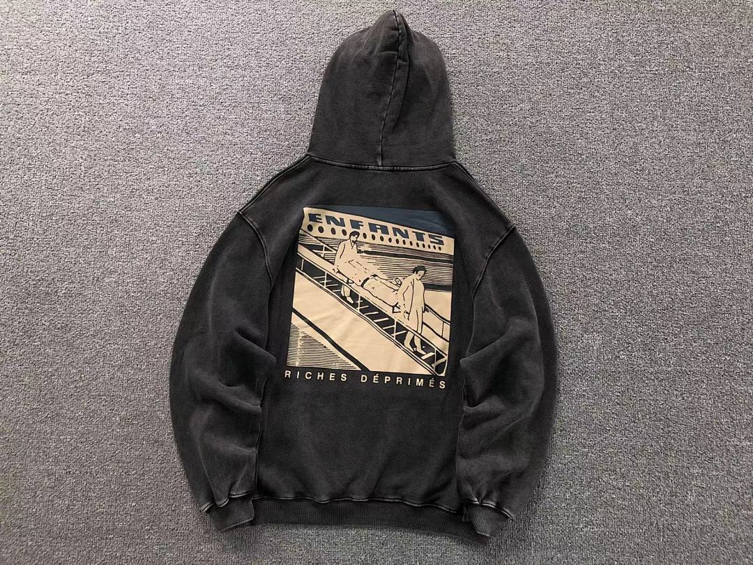 Chanel 135 ENFANTS RICHES DEPRIMES HOODIE 580828117 (Im 170Cm 60Kg I Wear Size S In The Phot) - Image 5