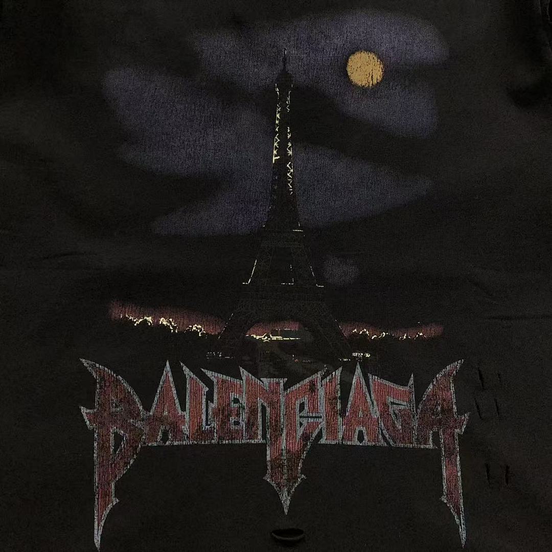 Balenciaga 135 B⭐L⭐⭐⭐IA⭐A T-SHIRT 42041314163 (Im 170Cm 60Kg I Wear Size XS In The Phot) - Image 8