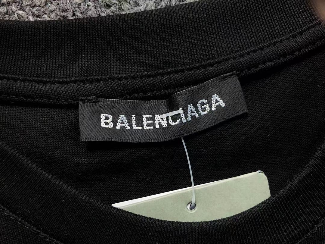 Balenciaga 118 B⭐L⭐⭐⭐IA⭐A T-SHIRT 41206001 (Im 170Cm 55Kg I Wear Size L In The Phot) - Image 23