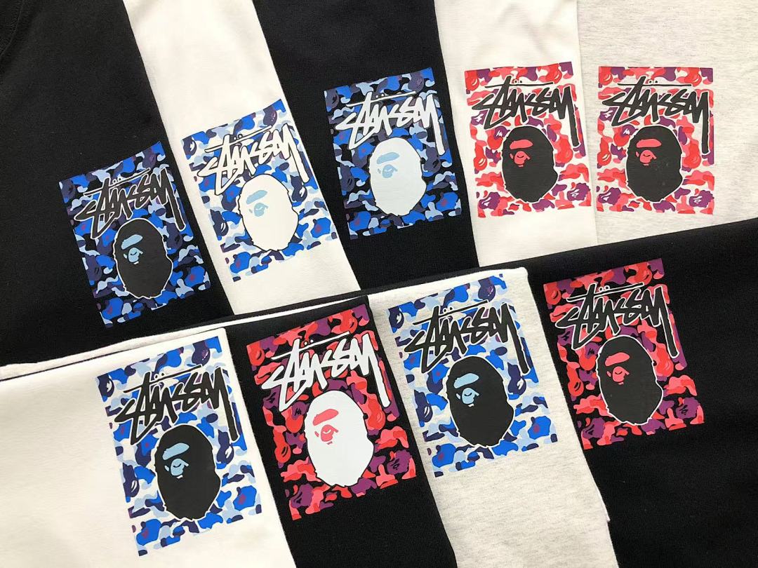 Bape 79 BAPE STUSSY T-SHIRT 411183542 (Im 170Cm 57Kg I Wear Size S In The Phot) - Image 39