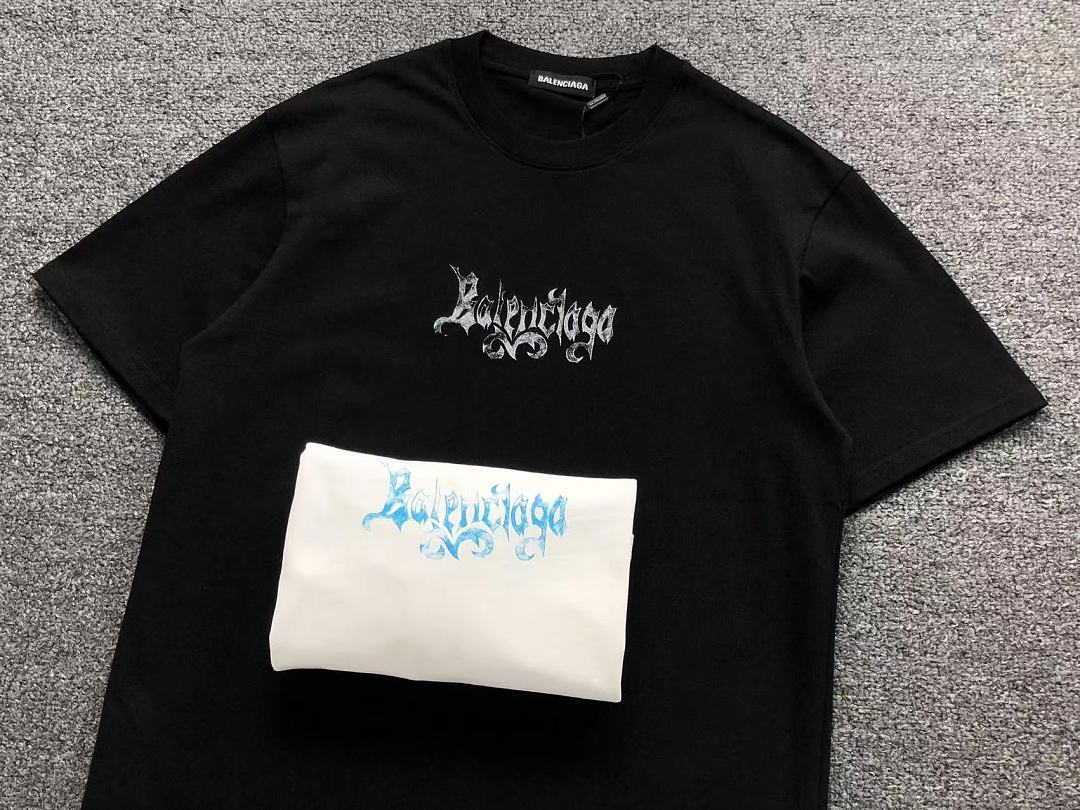 Balenciaga 113 B⭐L⭐⭐⭐IA⭐A T-SHIRT 5261103147 (Im 170Cm 60Kg I Wear Size M In The Phot) - Image 17